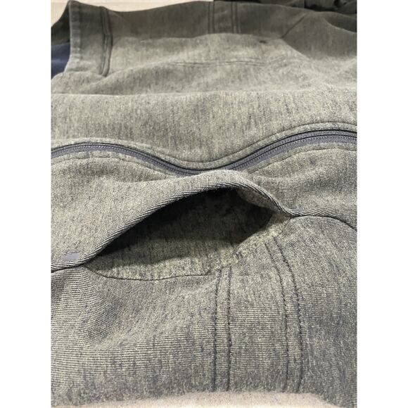 Nike Womens Medium Dark Green Off-Center Full Zip Hoodie Jacket 684928-325 - Picture 7 of 12